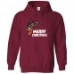 Merry Christmas Unisex Novelty Kids and Adults Pullover Hooded Sweatshirt